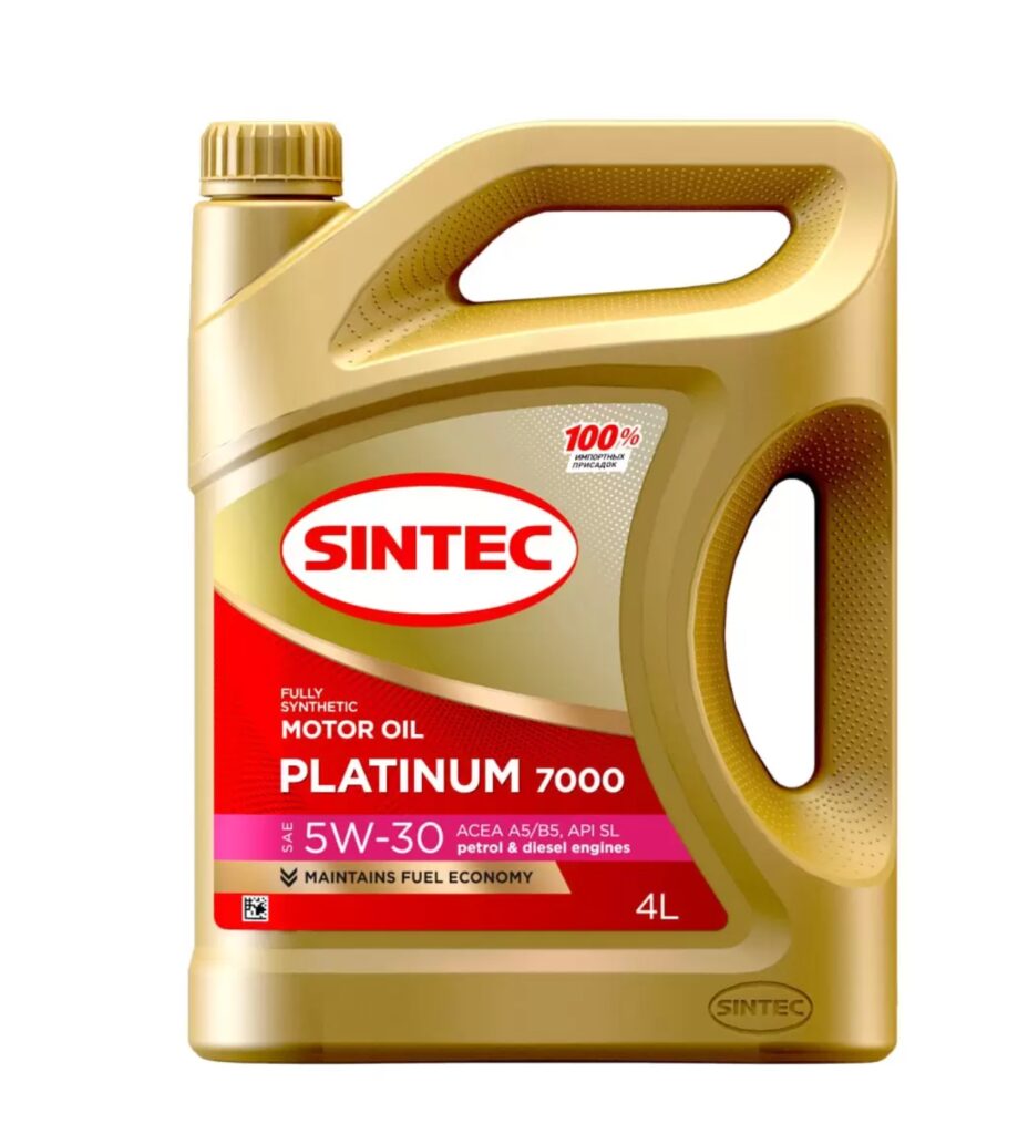 Моторное масло SINTEC PLATINUM 7000 SAE 5W-30 со скидкой (+300 бонусов)