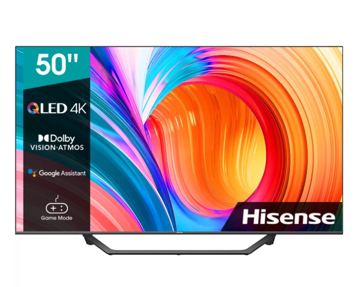 Скидка на телевизор HISENSE 50A7GQ, 50″(127 см), UHD 4K + промокод и возврат 8600 бонусов