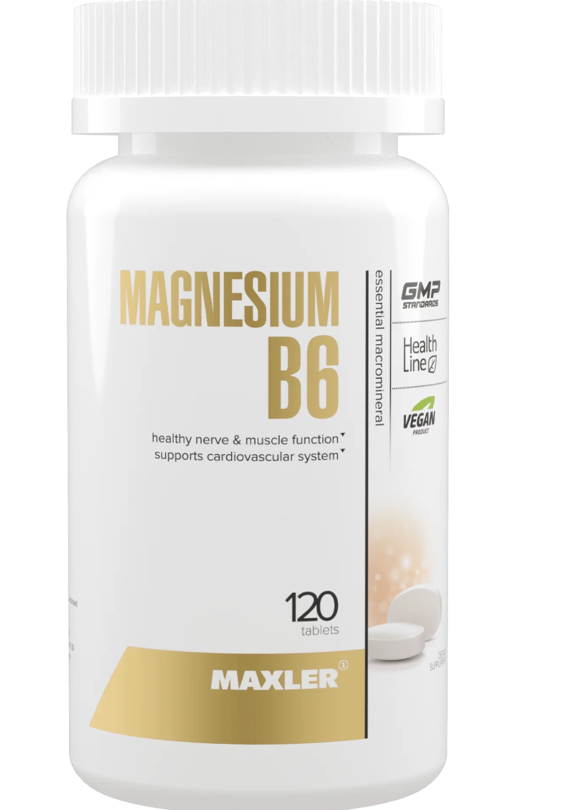 MAXLER Magnesium B6 таб., 120 шт.