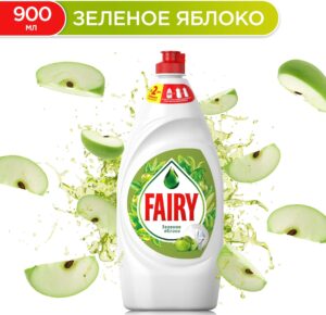 Средство для мытья посуды Fairy Зеленое яблоко, 0.9 л