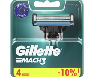 Сменные кассеты для мужской бритвы Gillette Mach3 со скидкой по промокоду