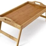 Раскладной деревянный столик-поднос на ножках со скидкой