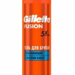 Гель для бритья Fusion5 Ultra Moisturizing Gillette, 200 мл со скидкой по промокоду